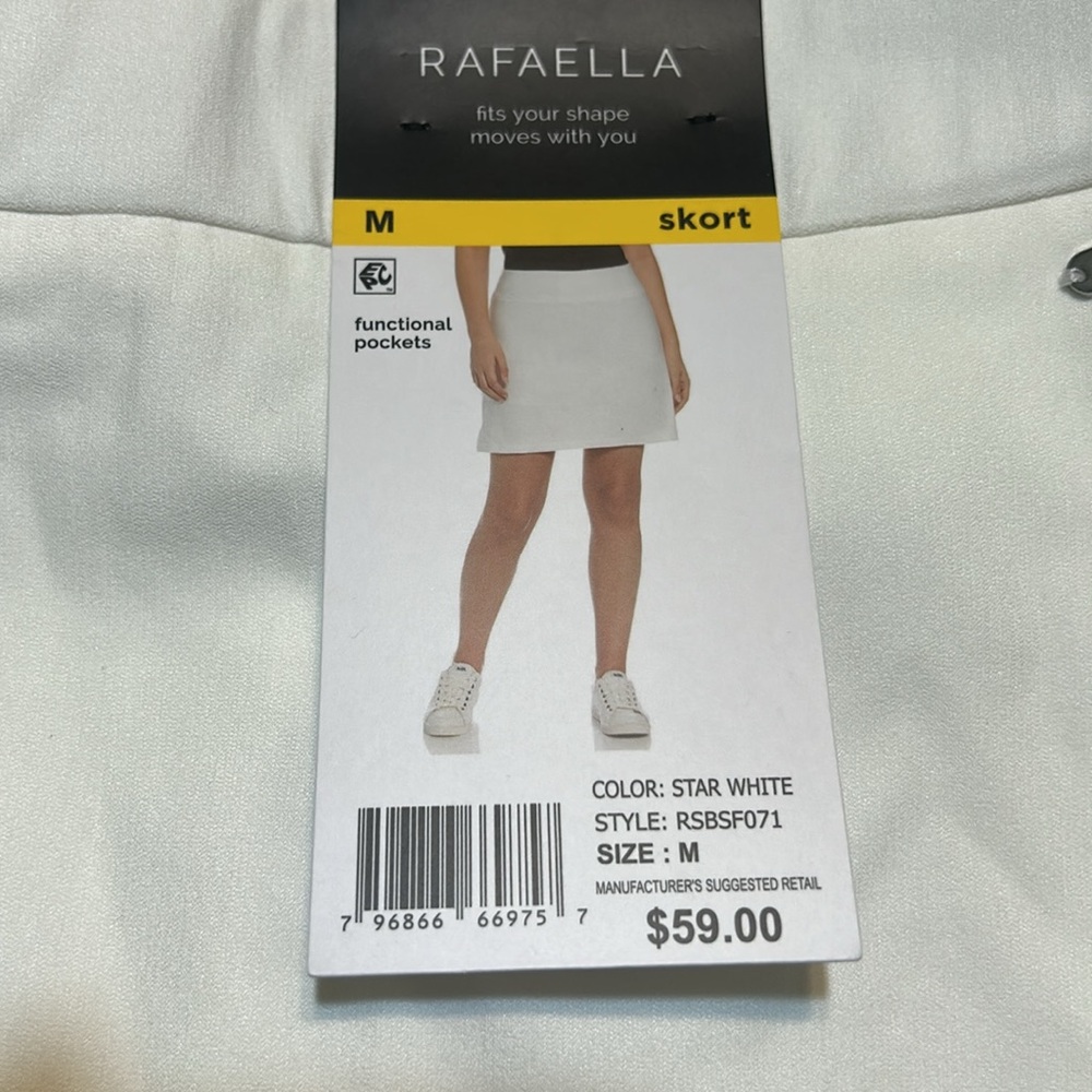 Rafaella White Skort - Picture 6 of 6